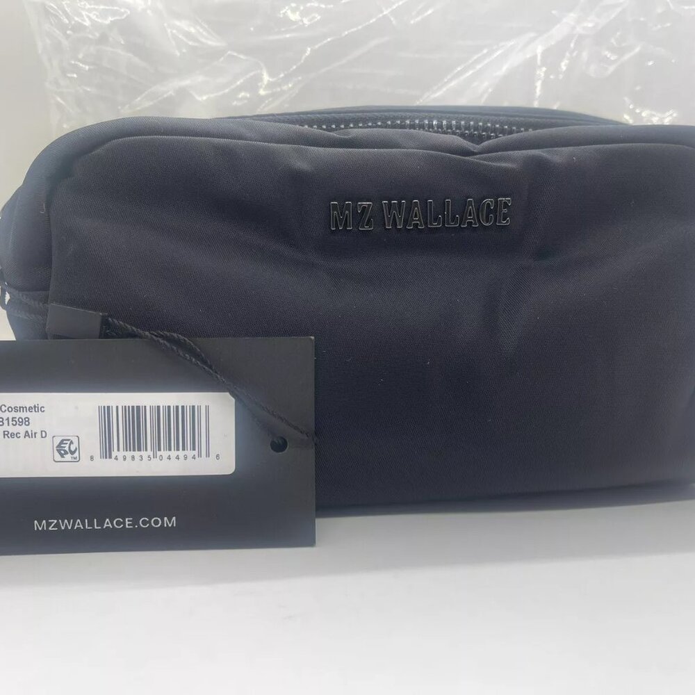 NWT MZ Wallace Medium Bowery Cosmetic Bag Black